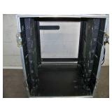 JAN-AL, Hard-Sided Travel Case with Rack Rails on Casters