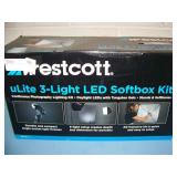 NEW in Box!  Westcott uLite LED 3-Light Professional Photography Softbox Lighting Kit