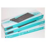 Lot of 3 - New in Box - Logitech MK120 USB Computer Keyboard & Mouse Combo