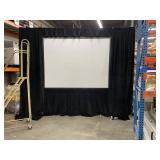 LARGE Portable Video Projection / Projector Screen - AV Stumpfl 7.5