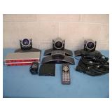 (3) Polycom Cameras and Accessories