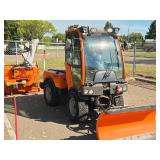 2016 Holder Diesel Tractor C270 with Plow Attachment Model PAN-050-01, Snowplow Model BBX-050-01 Attachment