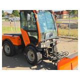 2016 Holder Diesel Tractor C270 with Plow Attachment Model PAN-050-01, Snowplow Model BBX-050-01 Attachment