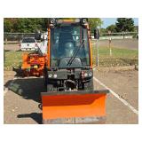 2016 Holder Diesel Tractor C270 with Plow Attachment Model PAN-050-01, Snowplow Model BBX-050-01 Attachment