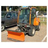 2016 Holder Diesel Tractor C270 with Plow Attachment Model PAN-050-01, Snowplow Model BBX-050-01 Attachment