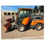 2016 Holder Diesel Tractor C270 with Plow Attachment Model PAN-050-01, Snowplow Model BBX-050-01 Attachment
