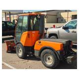 2016 Holder Diesel Tractor C270 with Plow Attachment Model PAN-050-01, Snowplow Model BBX-050-01 Attachment