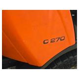 2016 Holder Diesel Tractor C270 with Plow Attachment Model PAN-050-01, Snowplow Model BBX-050-01 Attachment