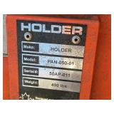 2016 Holder Diesel Tractor C270 with Plow Attachment Model PAN-050-01, Snowplow Model BBX-050-01 Attachment