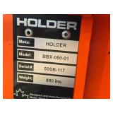 2016 Holder Diesel Tractor C270 with Plow Attachment Model PAN-050-01, Snowplow Model BBX-050-01 Attachment