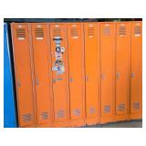 Metal Locker Cabinet 9-door 96" x 18" x 78"