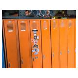 Metal Locker Cabinet 9-door 96" x 18" x 78"