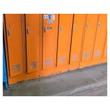 Metal Locker Cabinet 9-door 96" x 18" x 78"