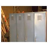 Metal Locker Cabinet 4-door 60" x 18" x 78"