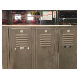Metal Locker Cabinet 3-door 36" x 18" x 78"