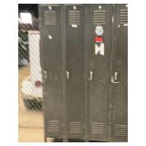 Metal Locker Cabinet 3-door 36" x 18" x 78"