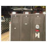 Metal Locker Cabinet 3-door 36" x 18" x 78"
