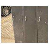 Metal Locker Cabinet 3-door 36" x 18" x 78"
