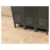 Metal Locker Cabinet 3-door 36" x 18" x 78"