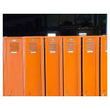 Metal Locker Cabinet 6-door 60" x 18" x 78"