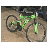 Huffy XDS 26" Trail Bike 18" Green Frame