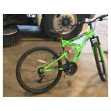 Huffy XDS 26" Trail Bike 18" Green Frame