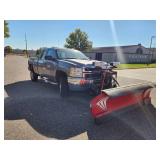 2012 Chevrolet Silverado 2500HD 4 Door Extended Cab Work Truck with Snowplow