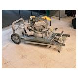 DeWalt® 12" Sliding Compound Miter Saw DW708 with Ridgid Miter Saw Utility Vehicle MS-UV