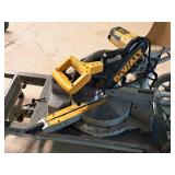 DeWalt® 12" Sliding Compound Miter Saw DW708 with Ridgid Miter Saw Utility Vehicle MS-UV