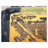 DeWalt® 12" Double Bevel Sliding Compound Miter Saw DW718 with Delta Universal Miter Saw Utility Vehicle / Stand