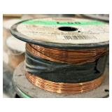 Lot of (2 Partial Spools) Lincoln Electric® 12-GA .025" Mig Welding Wire L-56