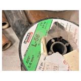 Lot of (2 Partial Spools) Lincoln Electric® 12-GA .025" Mig Welding Wire L-56