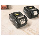 Lot of (2) Makita® 18V 3.0Ah 54Wh Rechargeable Lithium Ion Cordless Tool Battery BL1830