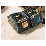 Lot of (2) Makita® 18V 3.0Ah 54Wh Rechargeable Lithium Ion Cordless Tool Battery BL1830