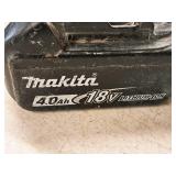 Makita® 18V 4.0Ah 72Wh Rechargeable Lithium Ion Cordless Tool Battery BL1840B