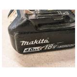 Makita® 18V 4.0Ah 72Wh Rechargeable Lithium Ion Cordless Tool Battery BL1840B