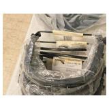 (9) Fibre-Metal High Performance Faceshield Windows Model FM-70 (Dark Green) and (9) Mouting Brackets
