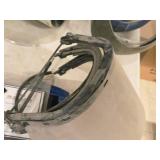 Lot of (6) Assorted Faceshields with Brackets and Clear Shields
