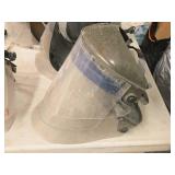 Lot of (6) Assorted Faceshields with Brackets and Clear Shields