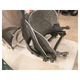 (4) Clear Faceshields, (1) Tinted Faceshield, (4) Brackets with Mesh Shields, (1) Bracket with Clear Faceshield