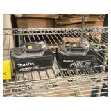Lot of (2) Makita® 18V 4.0Ah 72Wh  and 18V 3.0Ah 54Wh Rechargeable Lithium Ion Cordless Tool Battery