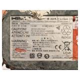 Hilti® B22 5.2Ah 21.6V 112Wh Li-ion Battery Pack