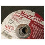 Lot of (9) Sait Cut 12" General Purpose Cut-Off Wheels A24R-BF