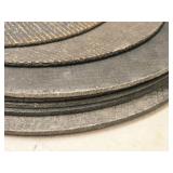 Lot of (7) Assorted Cut-Off Wheels - From 9-1/2" to 14" Diameter