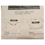 Lot of (2) UNV19 TC12x5 Tire Cover (in original packaging)