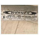 Lot of (1) Werner® 300-lbs Ladder Jack 10-20-02