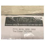 Lot of (2) UNV19 TC12x5 Tire Cover (in original packaging)