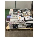 Massive Pallet of Brand Name Misc Faucets, Showers, Fixtures, Towel Bars, Bathroom Fans, Ceiling Fans, Lights, and More (Great for eBay Sellers)