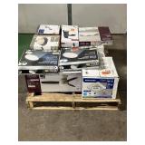 Massive Pallet of Brand Name Misc Faucets, Showers, Fixtures, Towel Bars, Bathroom Fans, Ceiling Fans, Lights, and More (Great for eBay Sellers)