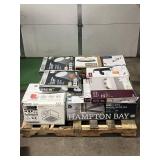 Massive Pallet of Brand Name Misc Faucets, Showers, Fixtures, Towel Bars, Bathroom Fans, Ceiling Fans, Lights, and More (Great for eBay Sellers)